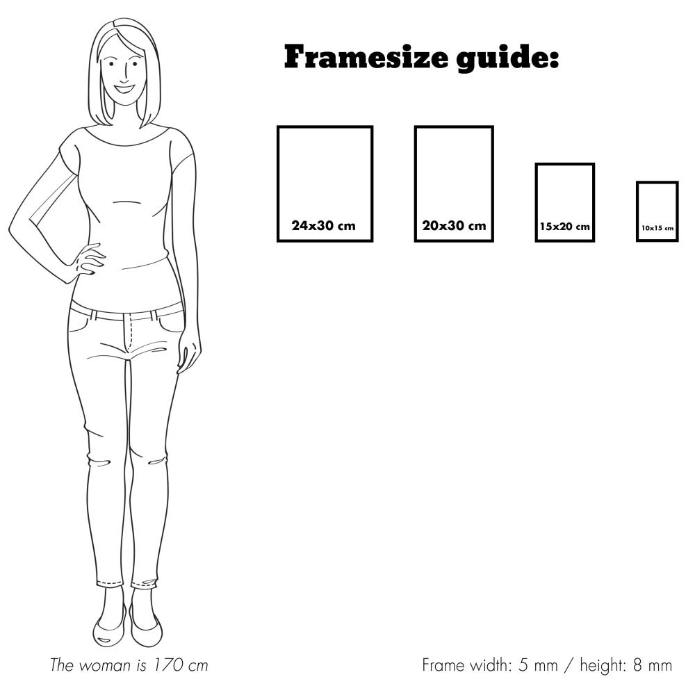 Eiri Kehykset Rahmen Rosen Metall Silber 10x13 cm