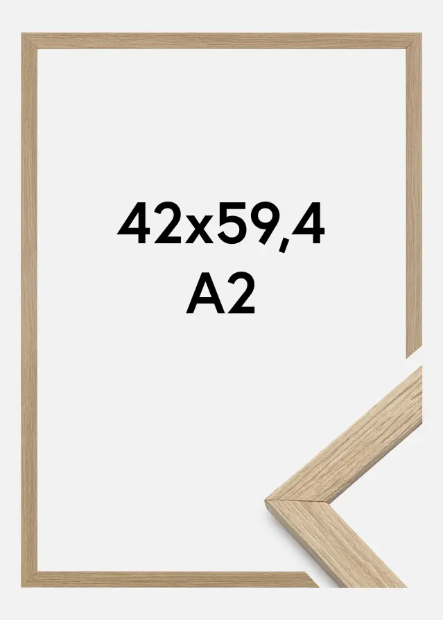 Estancia Rahmen Stilren Acrylglas Eiche 42x59,4 cm (A2)
