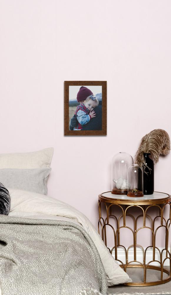 Ramverkstad Rahmen Ribe Ljusbrun Rotfanér - Beliebige Größe