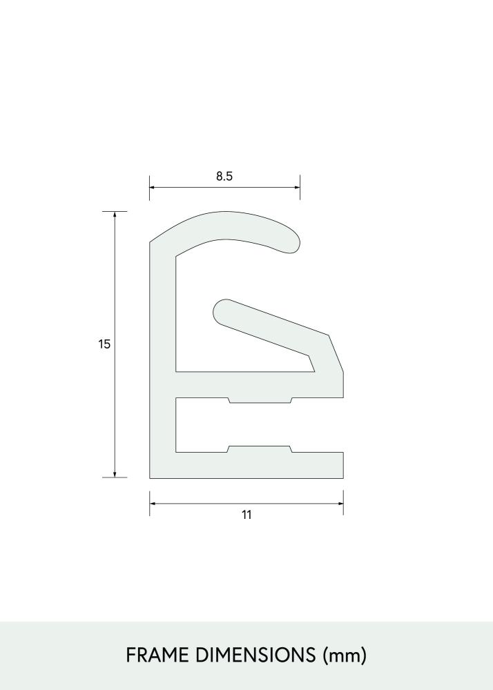 Innova Puzzle-Rahmen Schwarz 70x100 cm