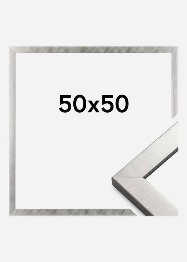 Galleri 1 Rahmen Uppsala Silber 50x50 cm