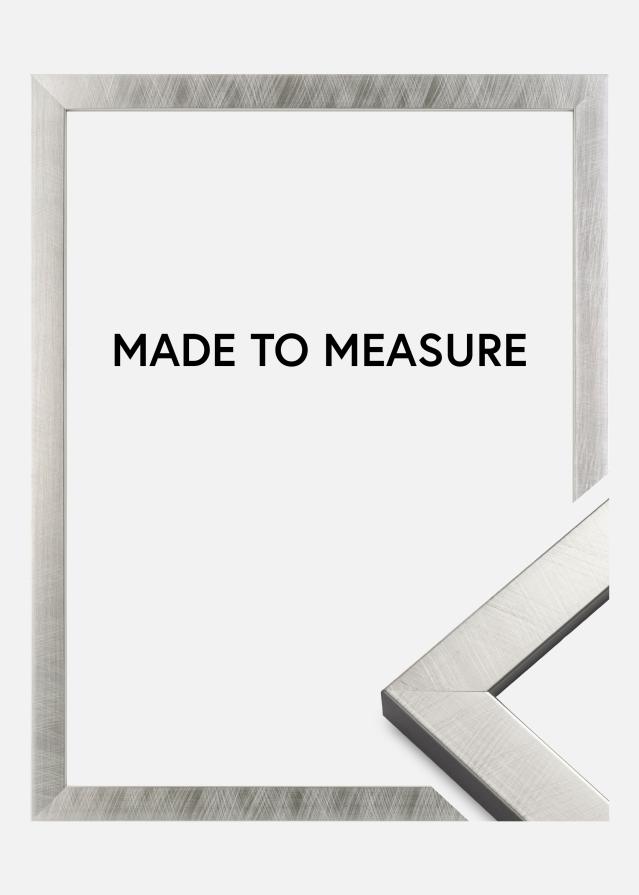 Ramverkstad Rahmen Uppsala Silber - Größe nach Wunsch