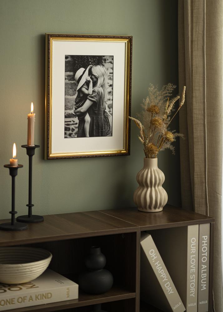 Galleri 1 Passepartout Weiß (schwarzer Kern) 20x25 cm (14x19 cm)