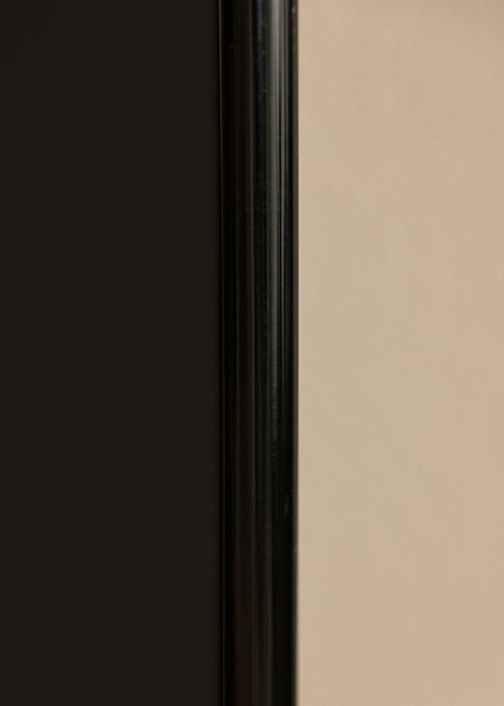 Ram med passepartou Rahmen Victoria Schwarz 13x18 cm - Passepartout Schwarz 3,5x5 inches