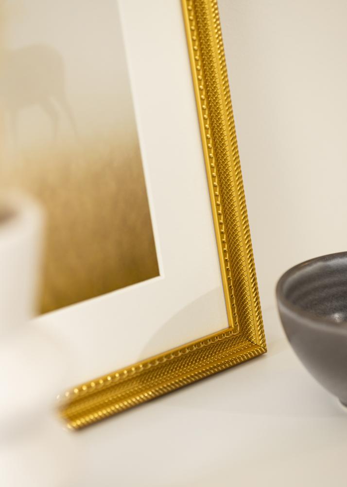 BGA Rahmen Lattice Acrylglas Gold 60x80 cm