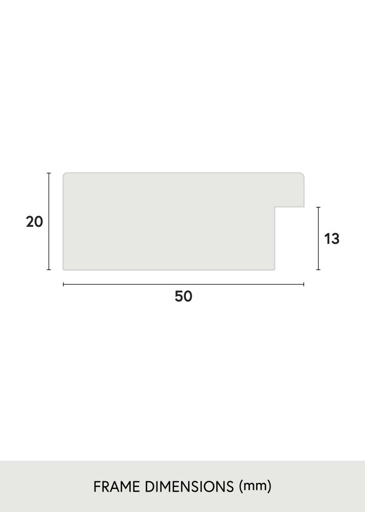 Jämtlands Ramfabrik Rahmen Pembrokeshire Acrylglas Eiche 21x29,7 cm (A4)