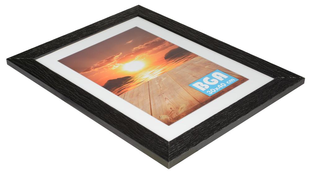 Ramverkstad Rahmen Mila Schwarz - Größe nach Wunsch