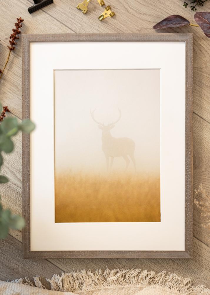 Mavanti Rahmen Ares Acrylglas Grau 30x30 cm