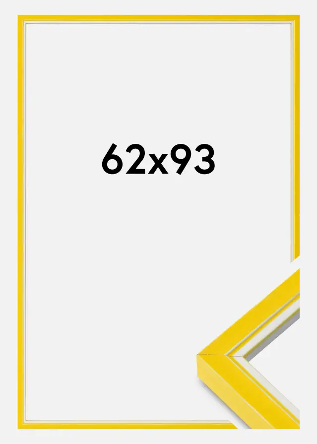 Mavanti Rahmen Diana Acrylglas Gelb 62x93 cm