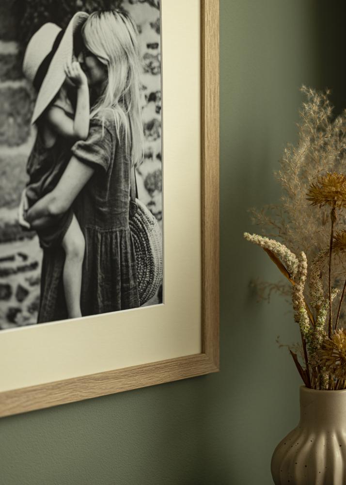 Konstlist Crescent Passepartout Antique White (weißer Kern) 50x60 cm (39x49)