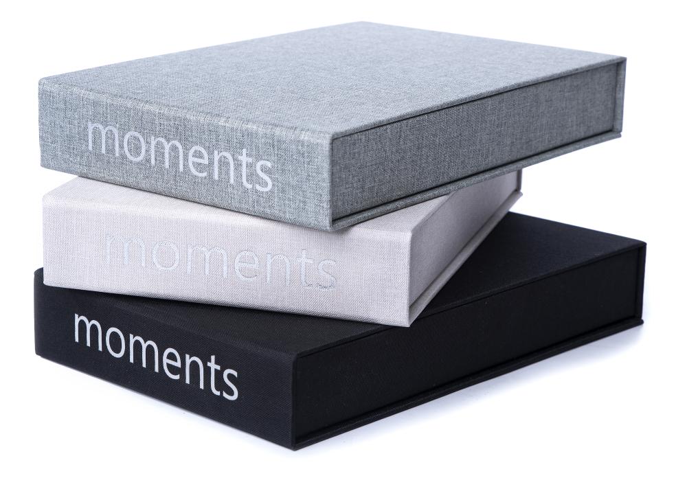 Focus Moments Beige (30 schwarze Seiten / 15 Blatt)