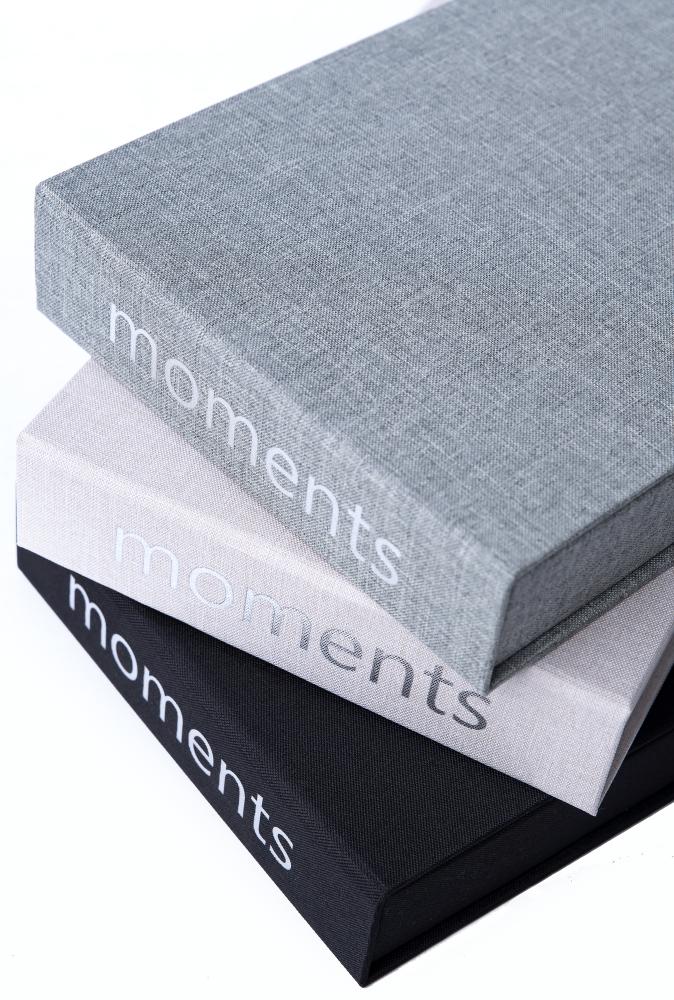 Focus Moments Beige (30 schwarze Seiten / 15 Blatt)