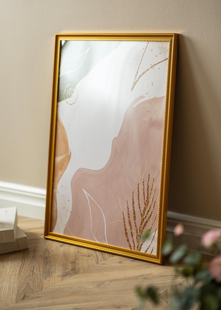 BGA Rahmen Lattice Acrylglas Gold 60x80 cm