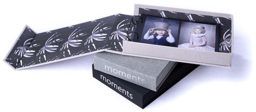 Focus Moments Beige (30 schwarze Seiten / 15 Blatt)