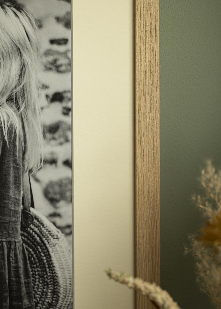 Konstlist Crescent Passepartout Antique White (weißer Kern) 50x60 cm (39x49)