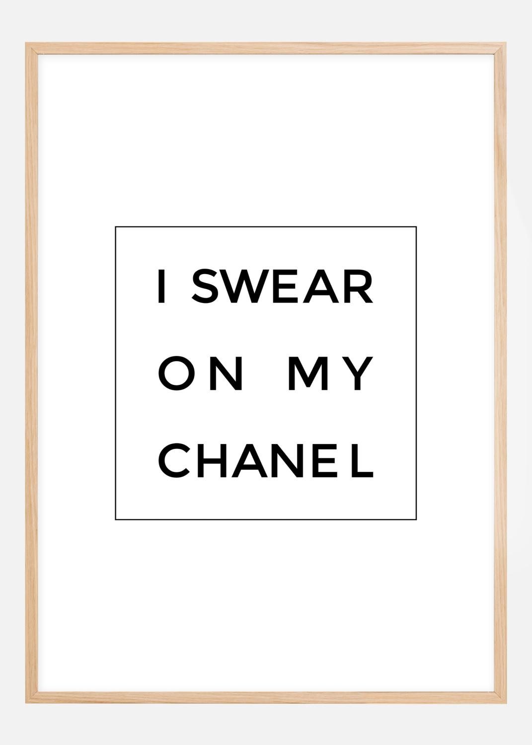 Product Image for I swear on my chanel Poster (40x50 cm)