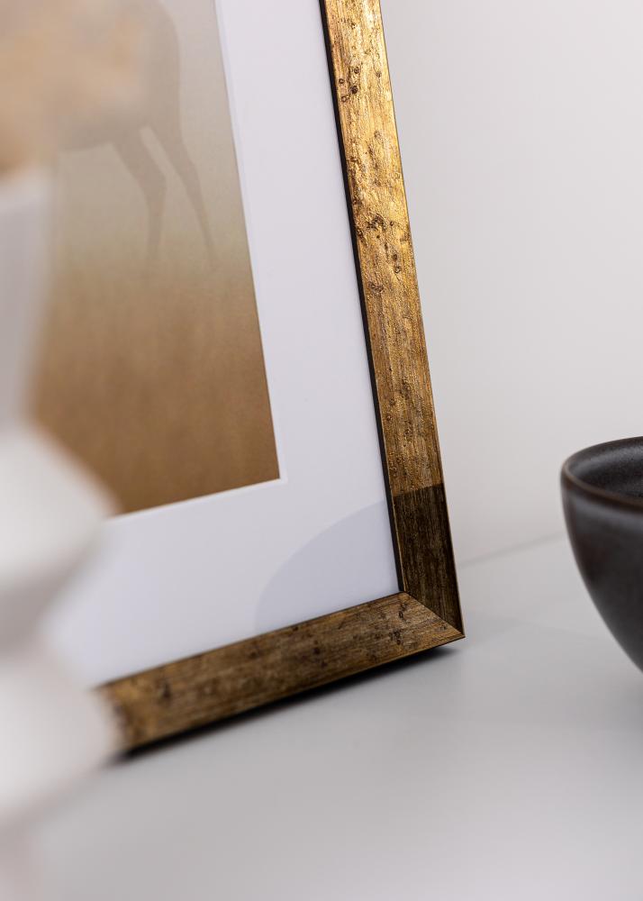 Jämtlands Ramfabrik Rahmen Dune Acrylglas Gold 21x29,7 cm (A4)