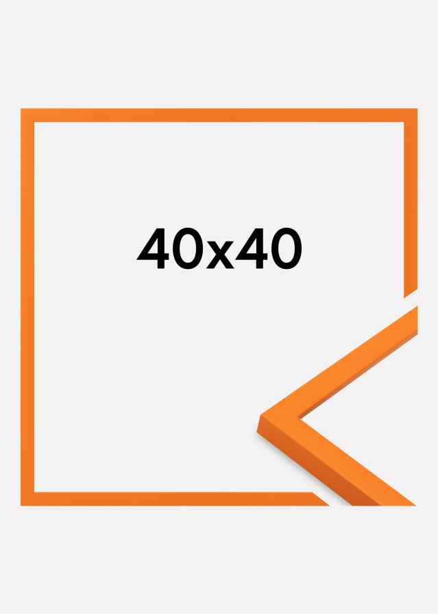 Jämtlands Ramfabrik Rahmen Kent Acrylglas Orange 40x40 cm