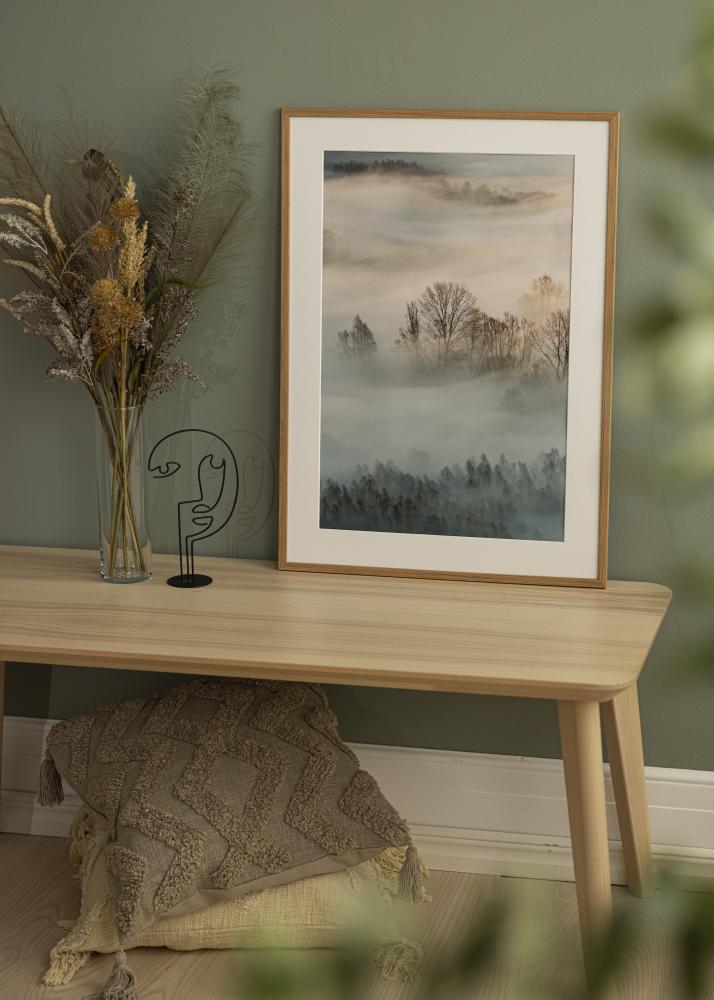 Galleri 1 Rahmen Edsbyn Acrylglas Teak 60x60 cm