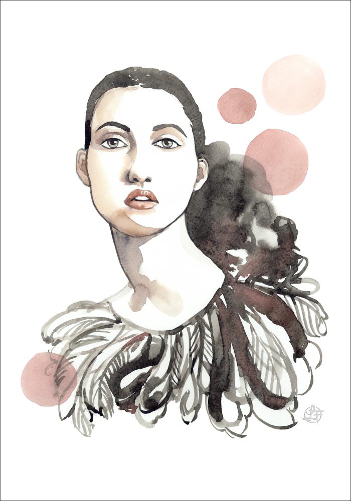 Bildverkstad Feathers Poster