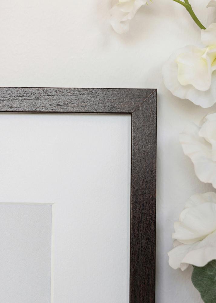 BGA Rahmen Trendy Acrylglas Walnuss 50x70 cm