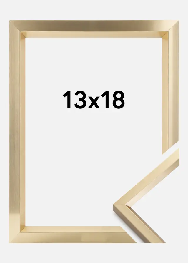 Walther Rahmen Steel Style Gold 13x18 cm