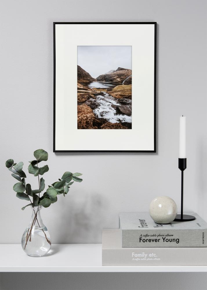 Galleri 1 Passepartout XL Weiß (weißer Kern) 40x50 cm (20x28,7 - A4)