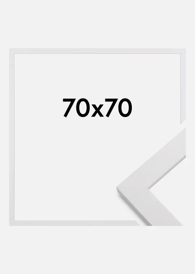 Galleri 1 Rahmen White Wood 70x70 cm