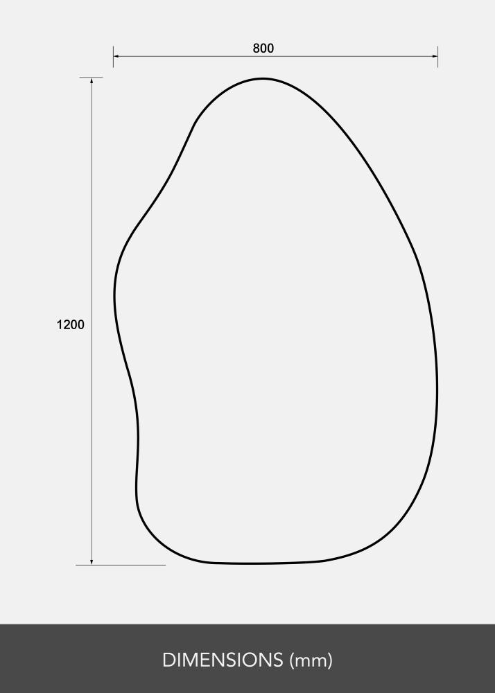BGA Spiegel Perspective 80x120 cm