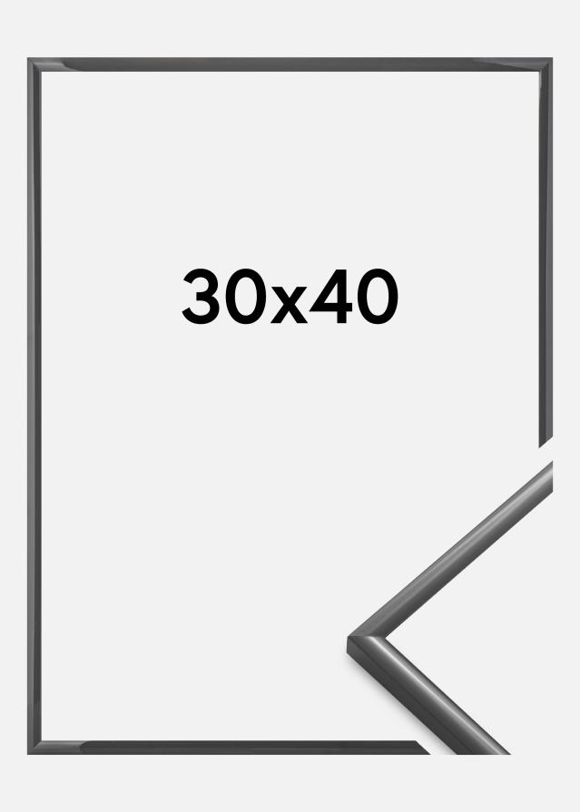 BGA Rahmen New Lifestyle Acrylglas Dunkelgrau 30x40 cm