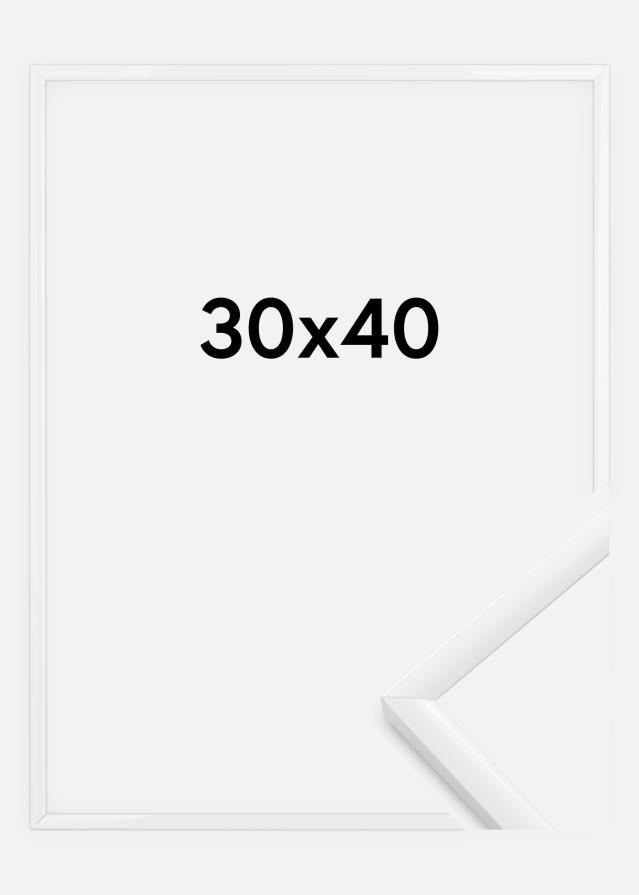 BGA Rahmen New Lifestyle Acrylglas Weiß 30x40 cm