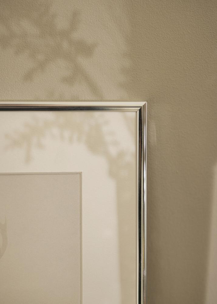 Estancia Rahmen Aluminium Acrylglas Silber Glänzend 70x100 cm