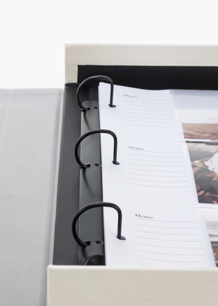 KAILA KAILA MEMORIES Warm Grey XL - Coffee Table Photo Album - 60 Bilder i 10x15 cm