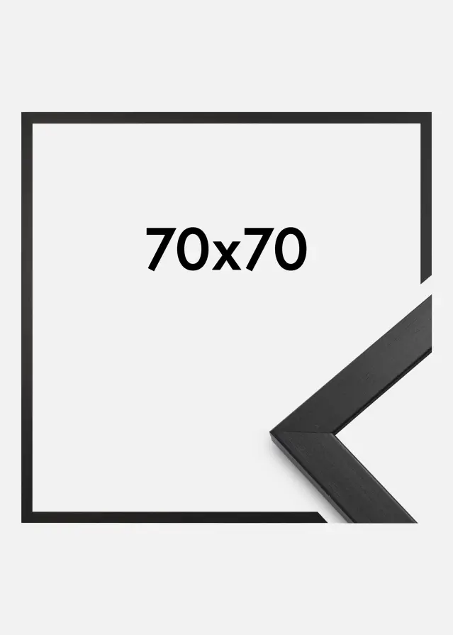 Estancia Rahmen Stilren Schwarz 70x70 cm