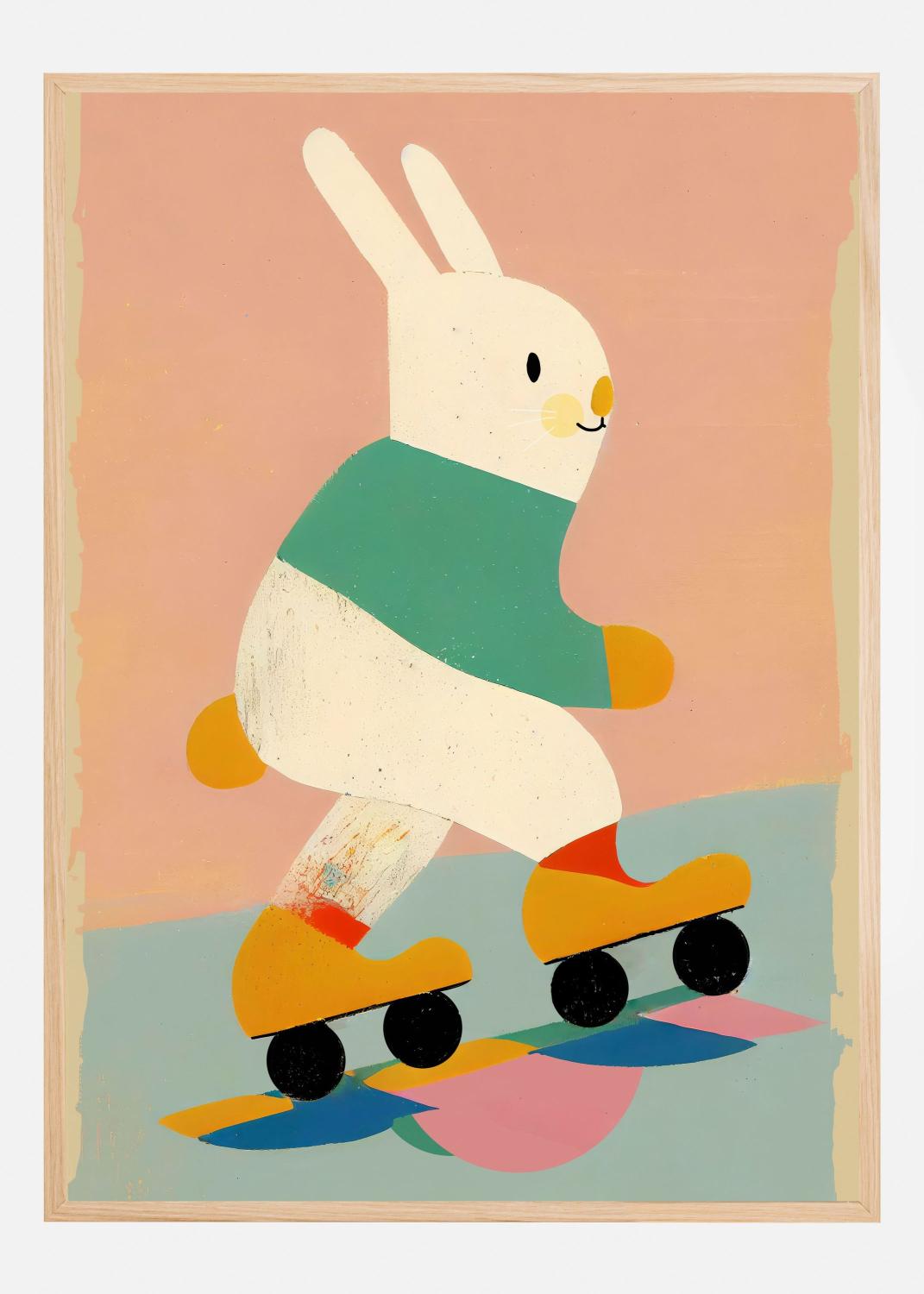 Product Image for Skating Bunny Poster (40x60 cm)