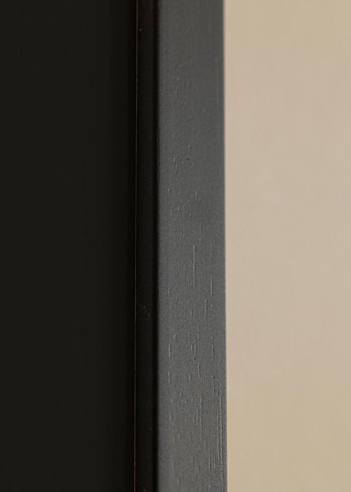 Ram med passepartou Bilderrahmen Edsbyn Schwarz 18x18 cm - Passepartout Schwarz 12x12 cm