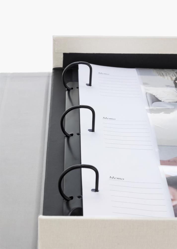 KAILA KAILA MEMORIES Warm Grey XL - Coffee Table Photo Album - 60 Bilder i 11x15 cm
