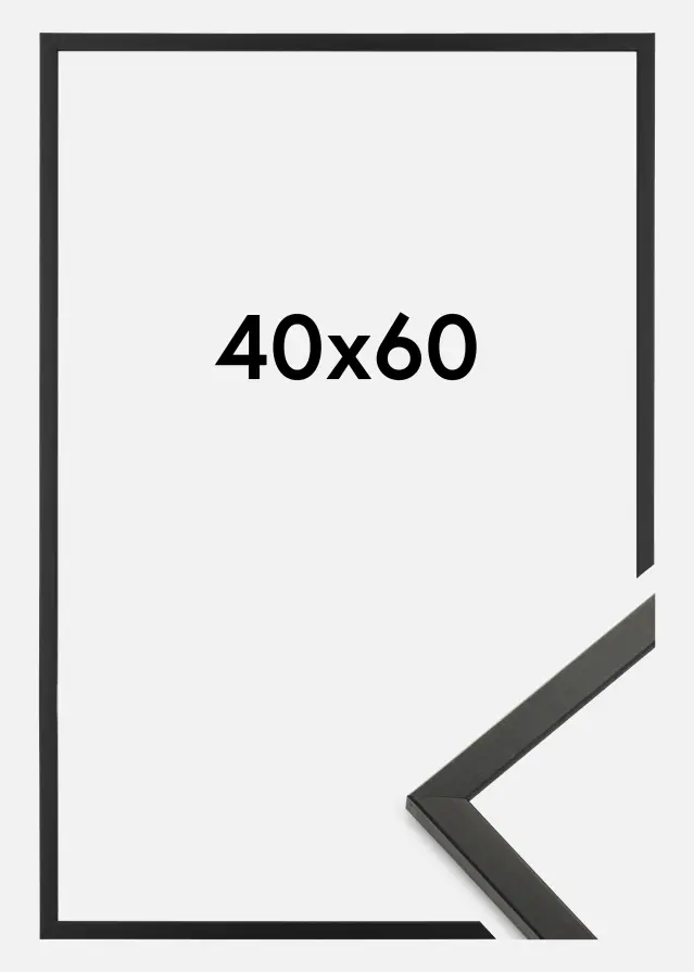 Estancia Rahmen Galant Acrylglas Schwarz 40x60 cm