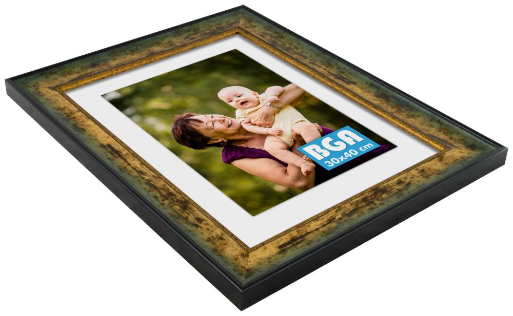 Ramverkstad Rahmen Roxen Gold meliert - Größe nach Wunsch