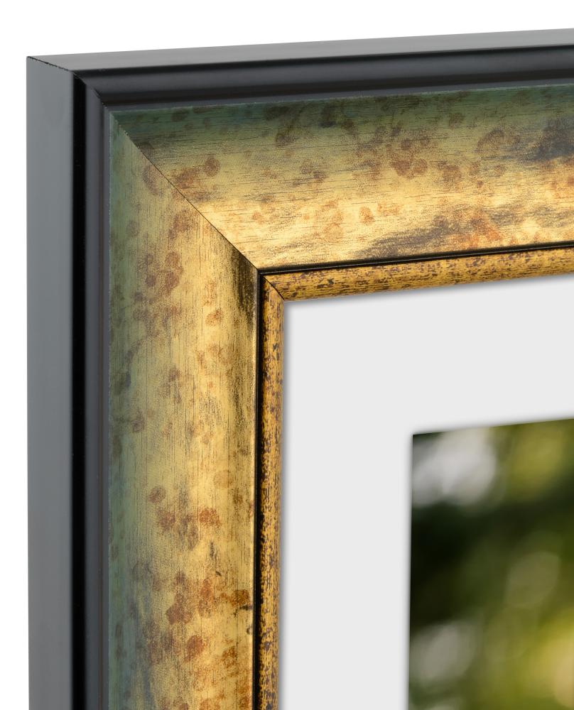 Ramverkstad Rahmen Roxen Gold meliert - Größe nach Wunsch