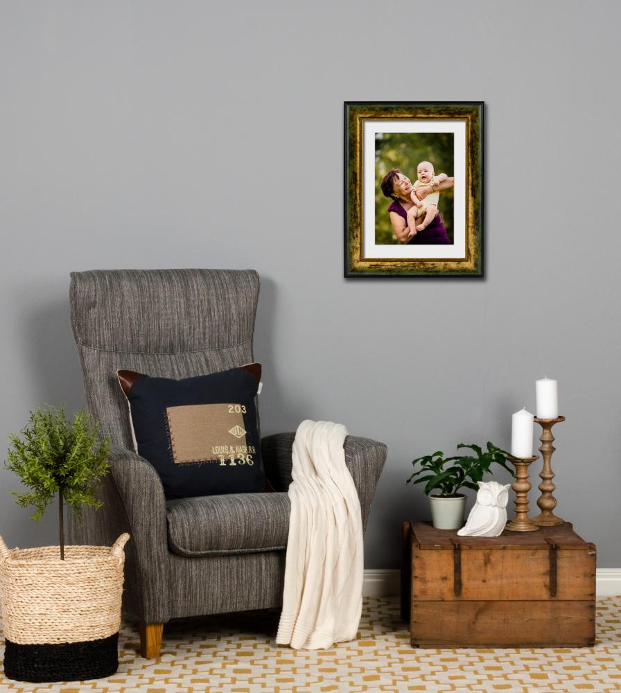 Ramverkstad Rahmen Roxen Gold meliert - Größe nach Wunsch