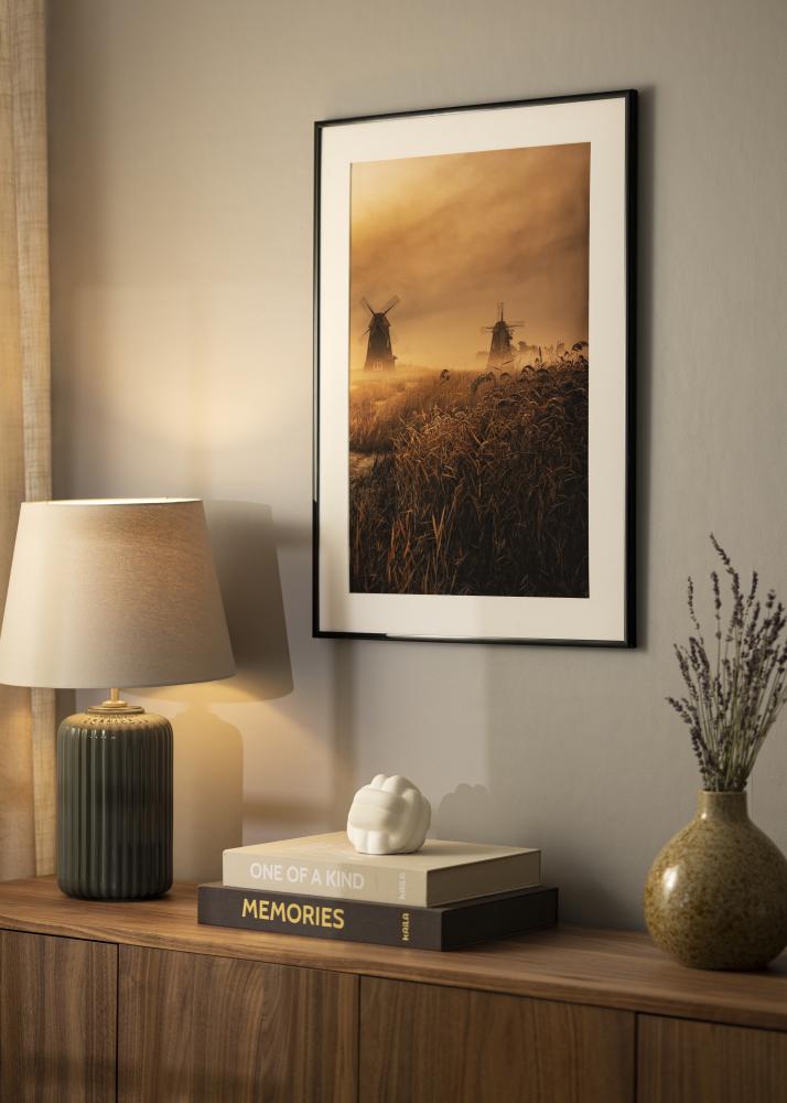 Artlink Rahmen BGA Modern Style Acrylglas Schwarz 50x56 cm