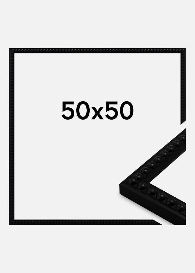 Jämtlands Ramfabrik Rahmen Perla Acrylglas Schwarz 50x50 cm
