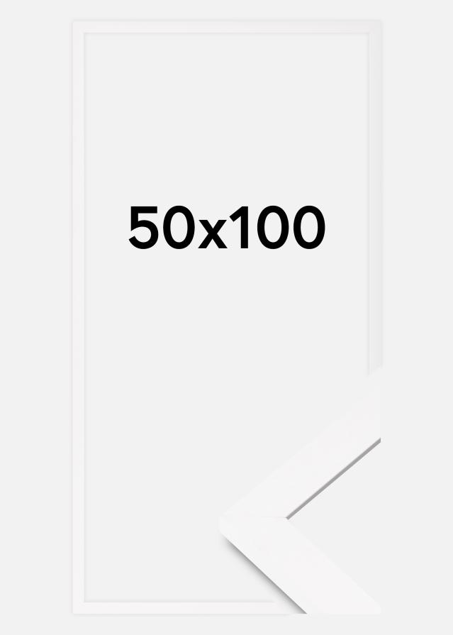 BGA Rahmen BGA Classic Acrylglas Weiß 50x100 cm