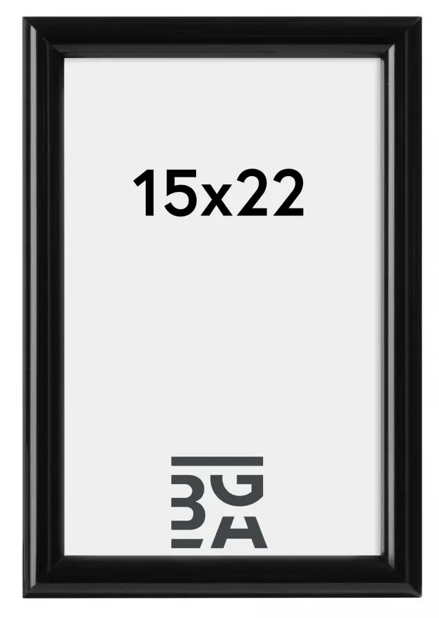 Bubola e Naibo Rahmen Pla-Style Schwarz 15x22 cm