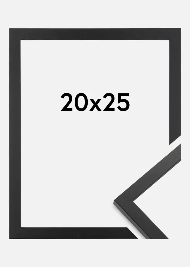 Artlink Rahmen Trendy Acrylglas Schwarz 20x25 cm