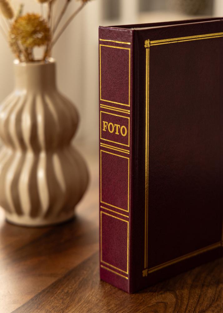 Focus Classic Line Pocket Album Weinrot - 200 Bilder 10x15 cm