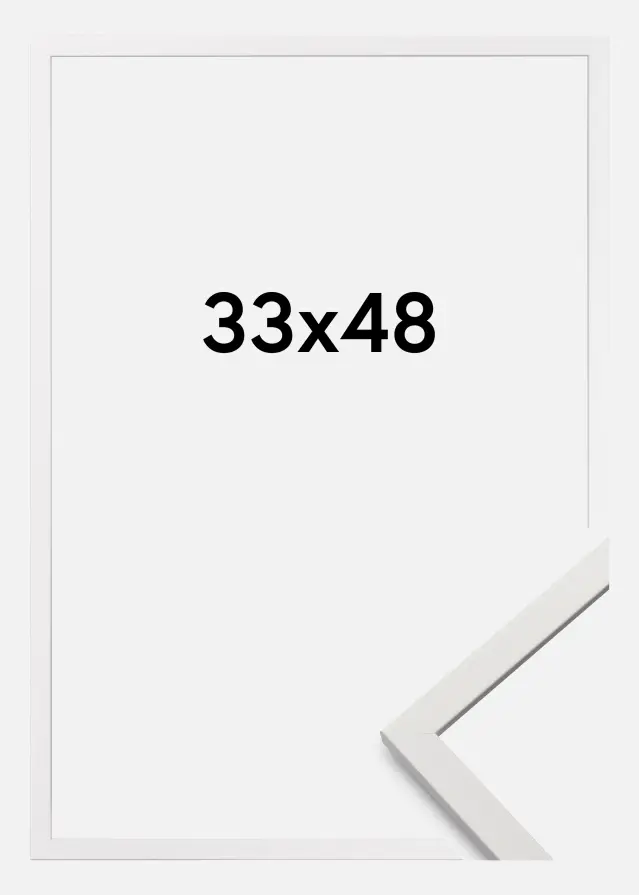 Galleri 1 Rahmen Edsbyn Acrylglas Weiß 33x48 cm