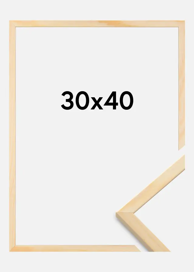 Estancia Rahmen Galant Acrylglas Kiefer 30x40 cm