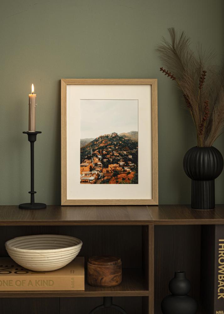 Galleri 1 Rahmen Blocky Plexiglas Eiche 100x100 cm